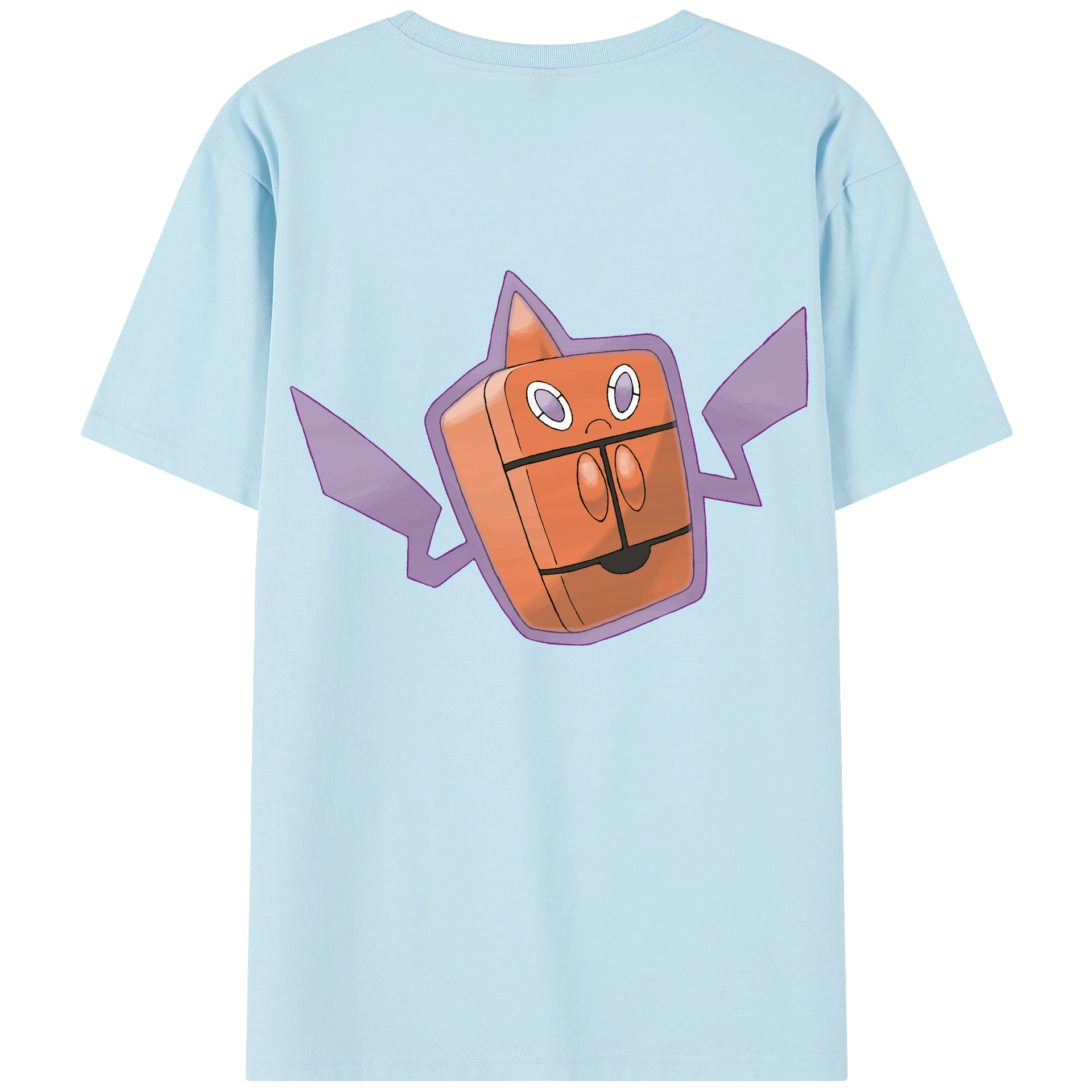 （画像用） ポケットモンスター Pokémon 綿100％半袖Tシャツ（背面プリント）